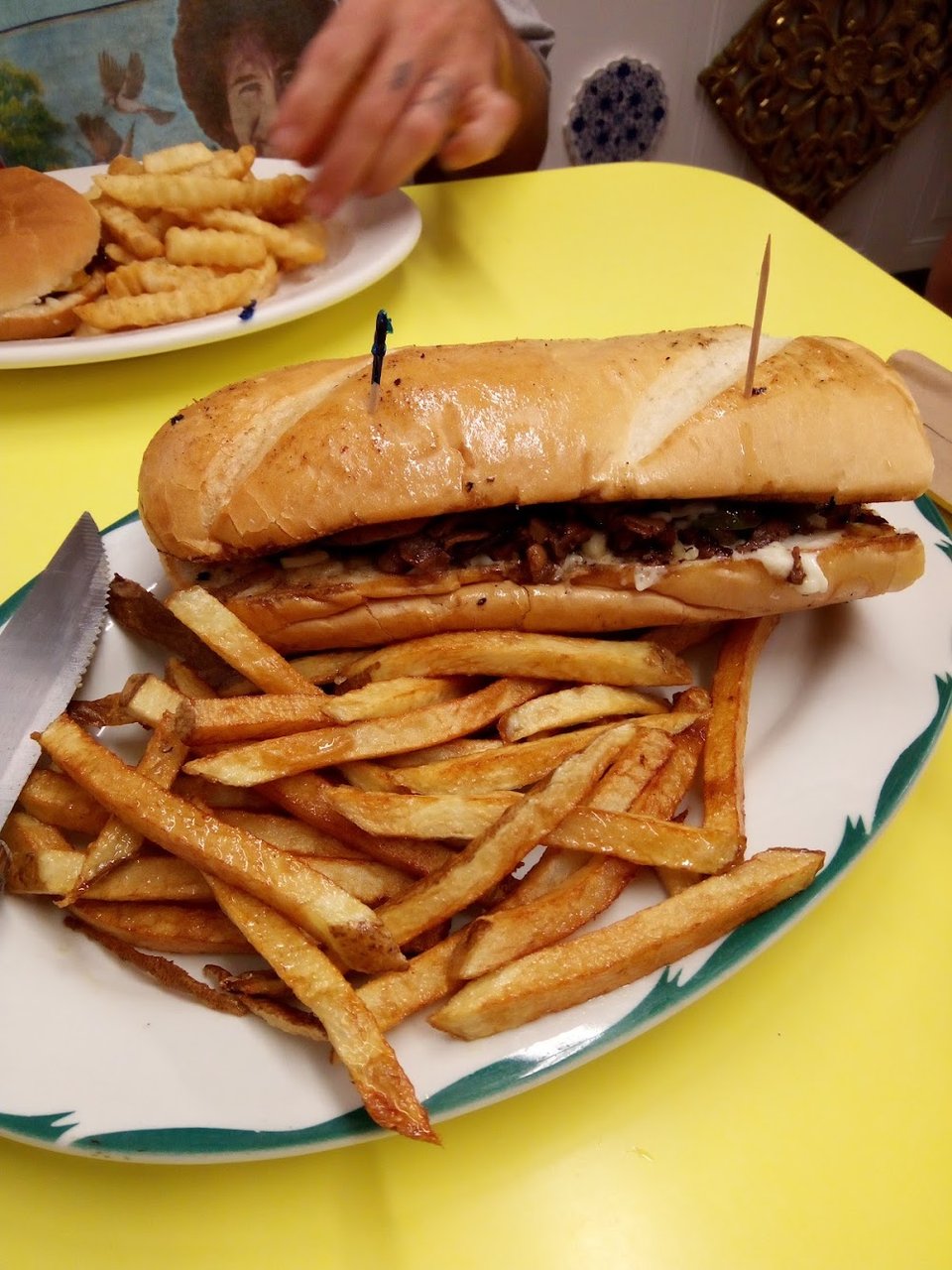 Philly Cheesesteak and Home Fries